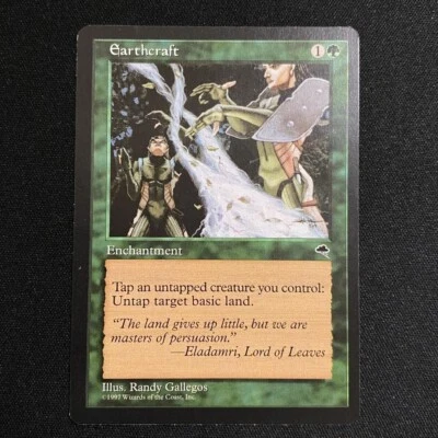 Magic the Gathering MTG Earthcraft (222) Tempest   LP - Image 1 of 4