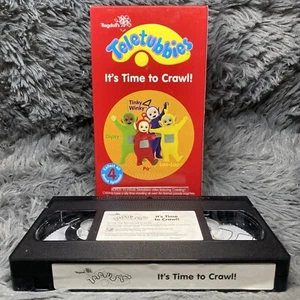 Teletubbies - It’s Time To Crawl VHS Tape 2004 Bonus Video Ragdoll’s Rare Show - Picture 1 of 8