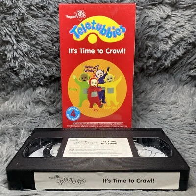 Teletubbies - It’s Time To Crawl VHS Tape 2004 Bonus Video Ragdoll’s Rare Show - Image 1 of 4