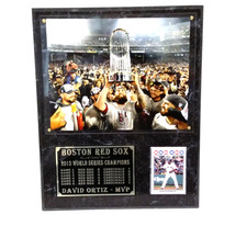 Boston Red Sox 2013 World Series Champions Photo Plaque with David Ortiz - MVP