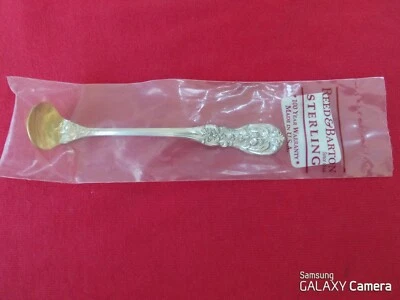 Cucharón mostaza de plata esterlina Francis I de Reed & Barton, nuevo en el envoltorio Foto 1 de 4