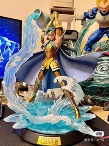 Statua in resina Saint Seiya EX oro FOC Camus figura rifusa da collezione - Foto 1 di 8