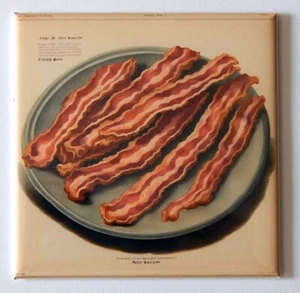 Bacon FRIDGE MAGNET "style C" sign - Picture 1 of 3