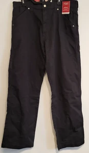Pantalones de mezclilla negros para hombre 38 "X 32" Levi Strauss Signature ropa de trabajo de carpintero nuevos - Imagen 1 de 6