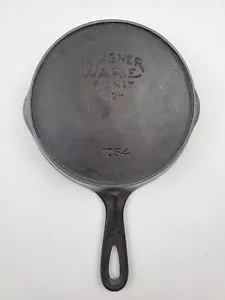 Wagner Ware Sidney -0- 7" Cast Iron Skillet No. 4 1054 No Cracks Sits Flat - Picture 1 of 6