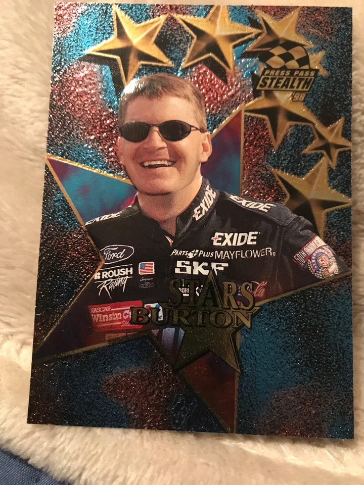 1998 Press Pass Stealth Stars #2 Jeff Burton - NM-MT - Image 1 of 1