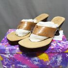 Chinese Laundry Womens Sandal Size7 M Camel Color 3 Inch Flare Heel Leather New