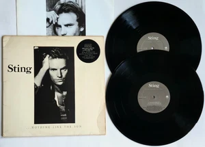 STING NOTHING LIKE THE SUN 2LP 1987 PROMO HYPE STKR w/INSERT NM VINYL - Picture 1 of 13