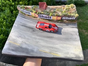 diorama Base 1/43 Portion Circuit 24 Heures Du Mans Unique Par JMR-Diorama - Imagen 1 de 12