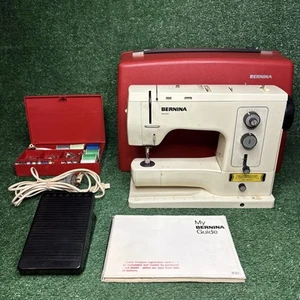 Bernina 830 Record Sewing Machine with Case, Table, Pedal, Accessories, Manual - Picture 1 of 14