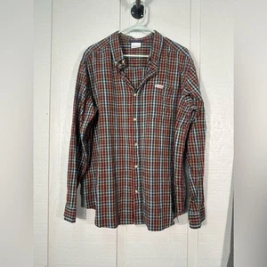Columbia Men’s Plaid Long Sleeve Button Down Flannel Shirt Size XL EUC - Picture 1 of 7