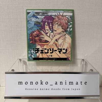 Chainsaw Man Movie Reze Arc Mini Shikishi Style Card Denji & Reze New Japan - Image 1 of 4