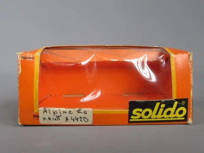 D540 Solido Box Orange Empty Orange Transformation Alpine A442B 1/43 - Image 1 of 4