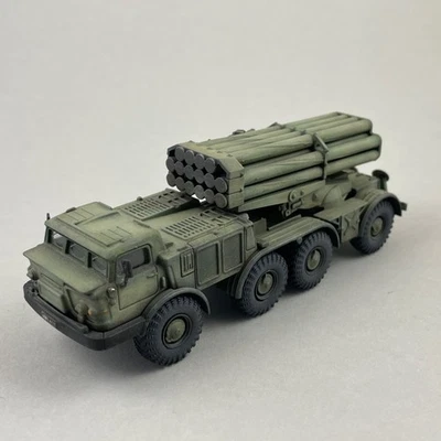 BM-27 Uragan Pro Pintado Conversión Diecast Tanque Modelo Altaya Escala 1/72 Foto 1 de 4
