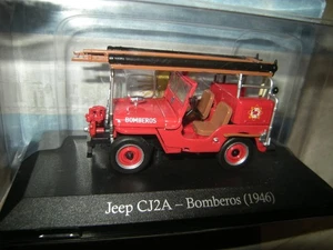 Jeep 1:43 Ixo / Altaya CJ2A Bomberos 1946 en VP - Imagen 1 de 1
