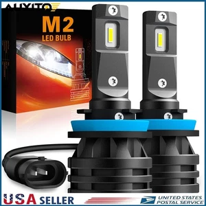 AUXITO H11 LED Headlight Conversion Kit Low Beam Bulb Super Bright 24000LM White - Picture 1 of 12