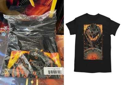 DOOM The Dark Ages In Flames Tee T-Shirt Doom Slayer Graphic Logo S M L 2 3 XL - Image 1 of 4