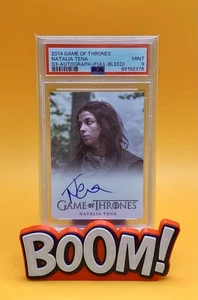 2014 Game Of Thrones Natalia Tena PSA 9 Season 3 Autograph Full Bleed Tonks HP - Picture 1 of 2