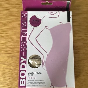 BODY ESSENTIALS NUDE CONTROL SLIP DRESS SIZE L new in box - Picture 1 of 6