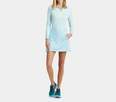 Pullover de golf G/FORE para mujer Silk Tech nailon con cremallera en cuarto de baño talla Daybreak L Nuevo con etiquetas Foto 1 de 4