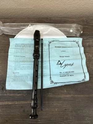 Grabadoras y Lyons LYR49 barrocas Yamaha Soprano Descant YRS-24B de colección (2) usadas en excelente estado Foto 1 de 4