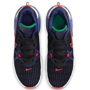 NIKE Men 9.0US Lebron Witness 6 Black/Sim Red Us9 Vi Cz4052-005 - Picture 1 of 6