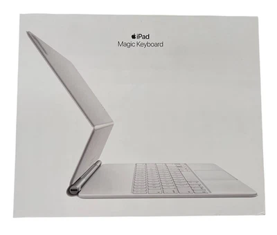 Apple Magic Keyboard Weiß für 12,9 Zoll iPad Pro (3./4./5./6 Gen) ‑ Deutsch - Bild 1 von 4