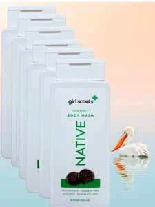 Native Thin Mints Body Wash – 18oz (6-Pack) Girl Scouts Limited Edition - Picture 1 of 2