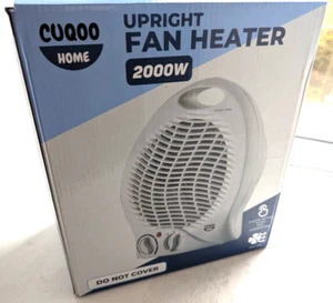 CUQOO Powerful 2KW Upright Heater with 2 Heat settings & Cool Function - Picture 1 of 4