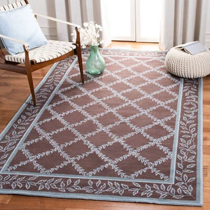 Safavieh Chelsea BROWN / BLUE 6' X 9' Area Rug - HK230G-6 - Picture 1 of 3