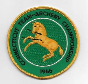 Vintage Colt Archery 1966 Connecticut Team-Archery Patch Excellent - Picture 1 of 2
