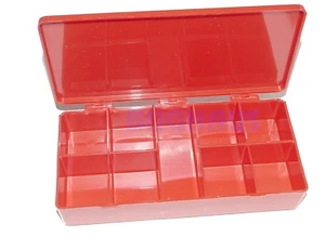 Plastic Storage Box for Jets, Hardware, etc - 9 comp. 7 x 3.5 x 1.25" FREE SHIP! - Picture 1 of 2