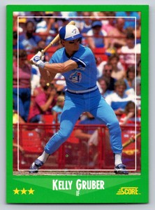 1988  Score #422 Kelly Gruber Toronto Blue Jays