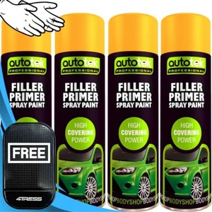 4x 500ml AUOTEK FÜLLER PRIMER Professionelle Aerosol Sprühfarbe schnell trocknen + G + M✅ - Bild 1 von 13