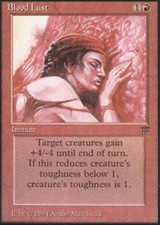 1x Blood Lust NM, English MTG Legends