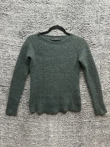 Peruvian Connection Sweater Green 100% Alpaca Wool Handmade Women’s XS - Picture 1 of 9