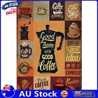 Au Coffee Tin Plate Vintage Metal Sign Wall Poster Home Kitchen Cafe Club Decor 