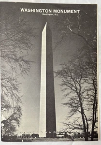 1968 Washington Monument Broschüre History Dept of Interior Nat'l Park Service - Bild 1 von 7