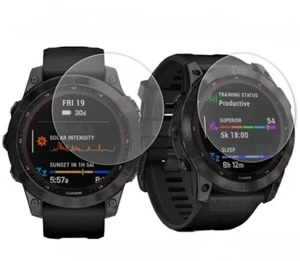 Cover Protezione Schermo Vetro Temperato per Smart Watch Garmin Fenix 7 7S 7X - Foto 1 di 12
