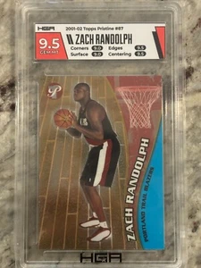 Zach Randolph 2001-02 Topps Pristine Refractor RC HGA 9.5 - Picture 1 of 1