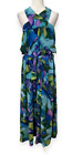 NWT London Times Women's Maxi Dress Halter Floral Size 22W Sleeveless Cocktail