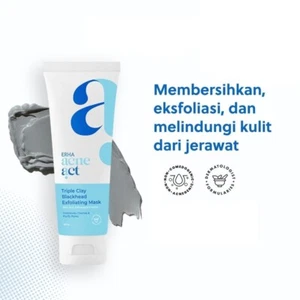 ERHA AcneAct Triple Clay Blackhead Exfoliating Mask 100g US Free Tax - Picture 1 of 4