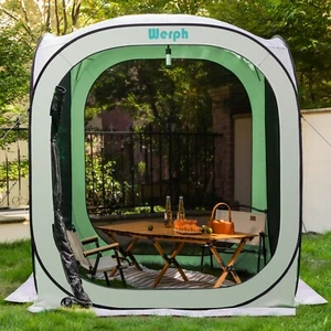 Werph Pop Up Screen Tent Camping Canopy 6x6, Screen Room with Mosquito Tent - Picture 1 of 12