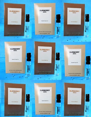 9 件 Burberry HERO 男士香水淡香水样品套装 — 第 1/3 张图片