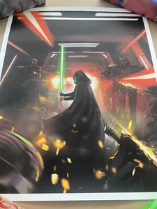 Star Wars THE MANDALORIAN "The Savior" Andy Fairhurst Giclée Print xx/375 RAR - Bild 1 von 3