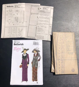 Costume Butterick Pattern Titanic Retro 12 Edwardian Victorian Abby BP266 Uncut - Picture 1 of 8