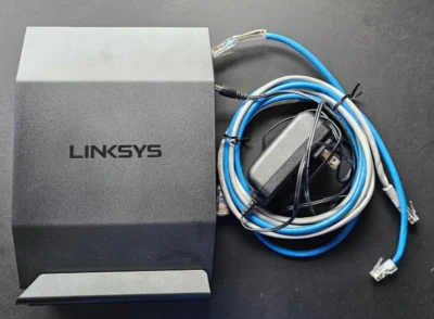 Linksys E9450 Dual Band WiFi 6 Router AX5400 Bundle Power Adapter Ethernet cable - Image 1 of 3