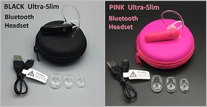 Ultra Lightweight & Slim Vibe Wireless Headset for iPhone and Samsung - Picture 1 of 17