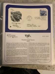 FDC CELEBRATING 20th CENTURY 1914 panama canal opens, stock photo - Picture 1 of 1