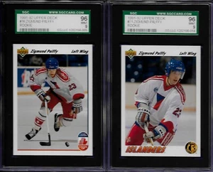 ZIGMUND PALFFY 1991-92 Upper Deck Rookie Combo SGC 9 Mint - Picture 1 of 2